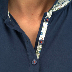 Polo Femme Maringa Flags & Cup Bleu marine Polo Femme Maringa Flags & Cup Bleu marine