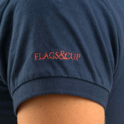 Polo Femme Maringa Flags & Cup Bleu marine Polo Femme Maringa Flags & Cup Bleu marine