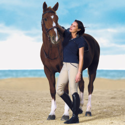 Polo Femme Maringa Flags & Cup Bleu marine Polo Femme Maringa Flags & Cup Bleu marine