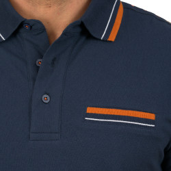 Polo Homme Calango Flags & Cup Bleu marine
