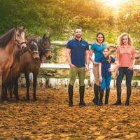 Set Halster En Longe Colca Vlaggen & Beker Corail