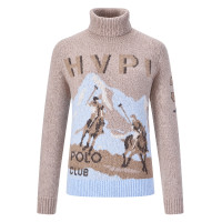 Pull HV Polo Harper femme Naturel Marron Pull HV Polo Harper femme Naturel Marron
