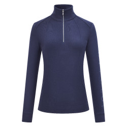 Top HV Polo Olidia femme Marine Bleu marine
