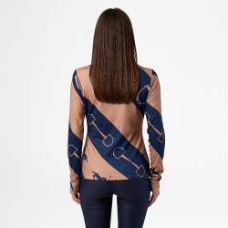 Top HV Polo Gwenny print femme