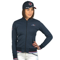 Sweat Zippé Femme France Limited Edition Flags & Cup Bleu marine Sweat Zippé Femme France Limited Edition Flags & Cup Bleu marine