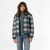 Veste HV Polo Carlotta check femme Marine Bleu marine Veste HV Polo Carlotta check femme Marine Bleu marine
