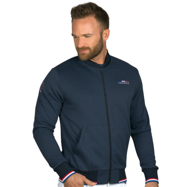 Sweatshirt met Ritssluiting Heren Frankrijk Limited Edition Flags & Cup