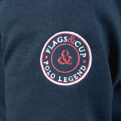 Sweat Zippé Homme France Limited Edition Flags & Cup Bleu marine Sweat Zippé Homme France Limited Edition Flags & Cup Bleu marine
