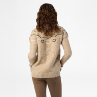 Pull HV Polo Josie femme Naturel Marron Pull HV Polo Josie femme Naturel Marron