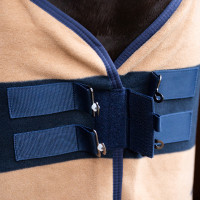 Couverture polaire HV Polo Gwenny print Marine / camel Bleu Couverture polaire HV Polo Gwenny print Marine / camel Bleu