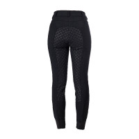 Pantalon softshell Chrysti fond 1/1 en silicone HKM femme Noir