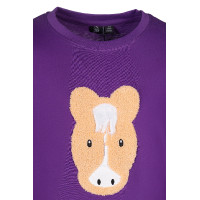 Polo à manches longues Amina HKM Lilas foncé Violet Polo à manches longues Amina HKM Lilas foncé Violet