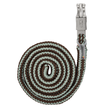 Longe de licol Waldhausen Plus mousqueton Anti-Panique Espresso / sauge
