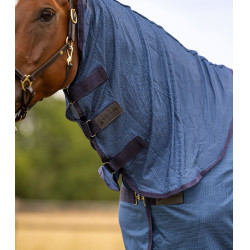 Waldhausen FlyControl anti-vliegendeken met halsstuk Blauw