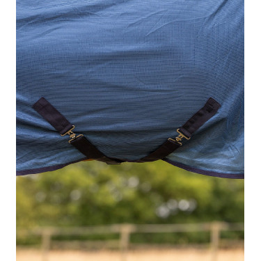 Waldhausen FlyControl anti-vliegendeken met halsstuk Blauw
