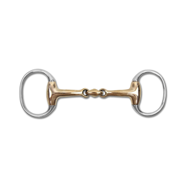 Mors à olives équitation double brisure Waldhausen
