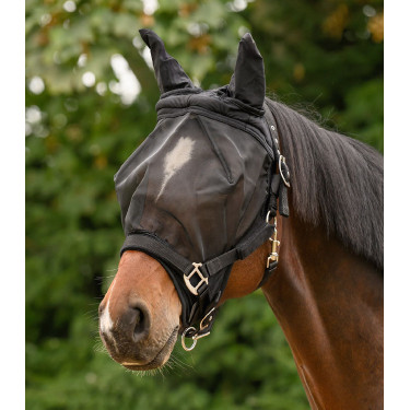 Anti-vliegenmasker paard met oren – Waldhausen Premium Anti-vliegenmasker paard met oren – Waldhausen Premium