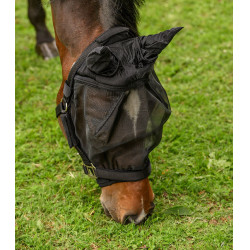 Anti-vliegenmasker paard met oren – Waldhausen Premium Anti-vliegenmasker paard met oren – Waldhausen Premium
