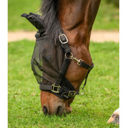 Masque anti-mouches équitation Waldhausen avec oreilles Masque anti-mouches équitation Waldhausen avec oreilles