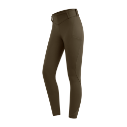 Legging d'équitation thermique ELT Rena femme Brun vert Marron