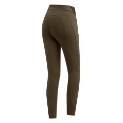 Legging d'équitation thermique ELT Rena femme Brun vert Marron