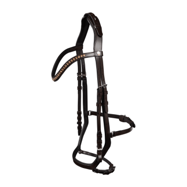 Bridon Waldhausen X-Line Relaxation muserolle anatomique Marron Bridon Waldhausen X-Line Relaxation muserolle anatomique Marron