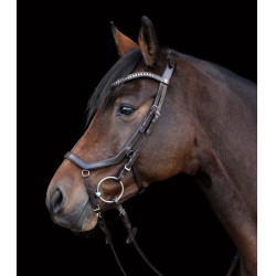 Waldhausen X-Line Relaxation hoofdstel met anatomische neusriem Bruin