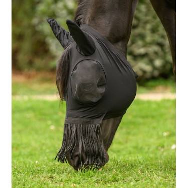 Masque anti-mouches Waldhausen Puck franges nasales Noir