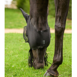Masque anti-mouches Waldhausen Puck franges nasales Noir