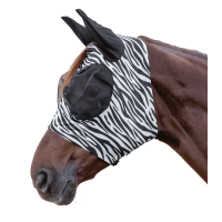 Waldhausen Puck Zebra vliegenmasker Zwart / wit