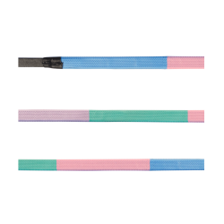 Rubber teugels Rainbow Star Zwart