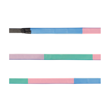 Rubber teugels Rainbow Star Zwart