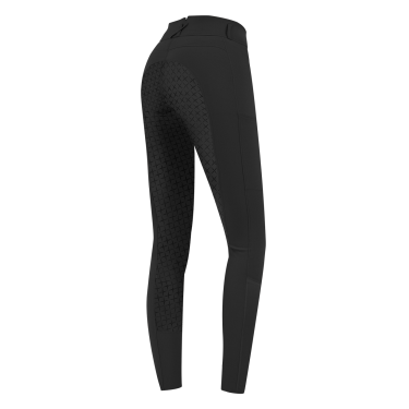 Pantalon d'équitation ELT Micro Sport silicone taille haute Noir Pantalon d'équitation ELT Micro Sport silicone taille haute Noir