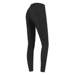 Pantalon d'équitation ELT Micro Sport silicone taille haute Noir Pantalon d'équitation ELT Micro Sport silicone taille haute Noir