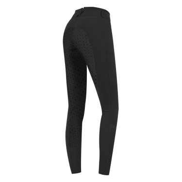Pantalon d'équitation ELT Micro Sport silicone taille haute Noir Pantalon d'équitation ELT Micro Sport silicone taille haute Noir