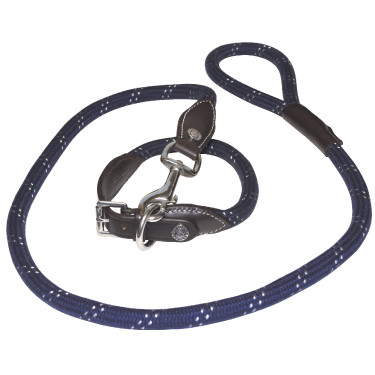 Collier chien Corde Canter Marron / Marine