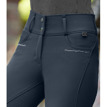 Pantalon d'équitation ELT Mathilda Glam taille haute Bleu profond Pantalon d'équitation ELT Mathilda Glam taille haute Bleu profond