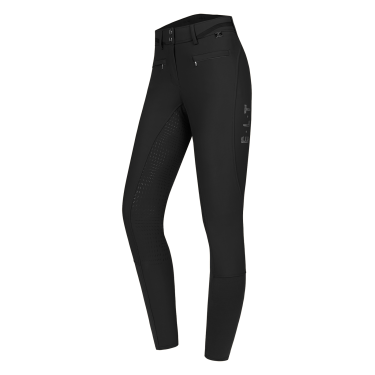 Pantalon d'équitation ELT Maja Glam Curved taille haute Noir