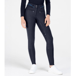 Pantalon d'équitation ELT Maja Glam Curved taille haute Bleu profond Pantalon d'équitation ELT Maja Glam Curved taille haute Bleu profond