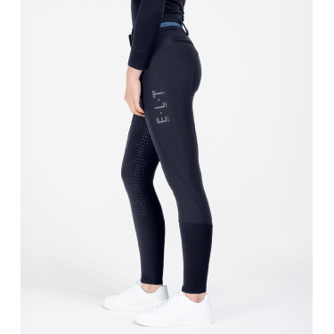 Pantalon d'équitation ELT Maja Glam Curved taille haute Bleu profond Pantalon d'équitation ELT Maja Glam Curved taille haute Bleu profond