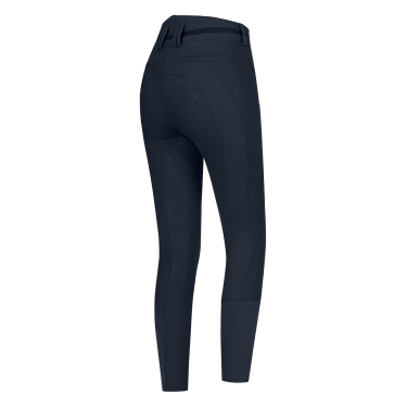 Pantalon d'équitation ELT Maja Glam Curved taille haute Bleu profond Pantalon d'équitation ELT Maja Glam Curved taille haute Bleu profond