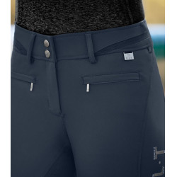 Pantalon d'équitation ELT Maja Glam Curved taille haute Bleu profond Pantalon d'équitation ELT Maja Glam Curved taille haute Bleu profond