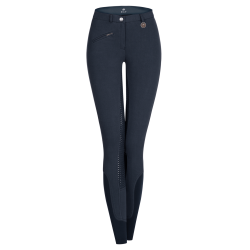 Pantalon d'équitation ELT Fun Sport silicone femme Bleu nocturne
