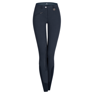 Pantalon d'équitation ELT Fun Sport silicone femme Bleu nocturne
