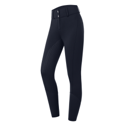 Pantalon d'équitation ELT taille haute Essential silicone Bleu profond Pantalon d'équitation ELT taille haute Essential silicone Bleu profond