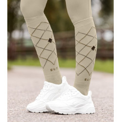 ELT Argyle paardrijsokken Grijsbeige ELT Argyle paardrijsokken Grijsbeige