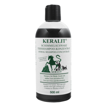 Paardenshampoo met actieve kool – KERALIT Schimmelschwarz