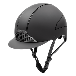 Casque équitation SWING H24 chrome sécurisé