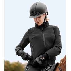 Casque équitation SWING H24 chrome sécurisé