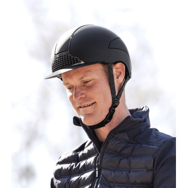 Casque équitation SWING H24 chrome sécurisé